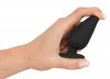 Korek analny silikonowy 8,9 cm Black Velvets